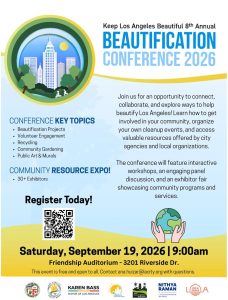 Septebmer 19, 2026 Beautification Conference Sept 19 2026 Flyer